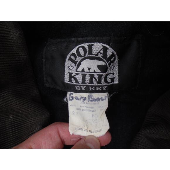 VTG 90s Canvas Santa Fe Quilt Lined Jacket Mens Plum XXL Corduroy Collar Work - Picture 4 of 16